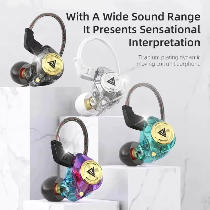 QKZ CK5 Kabelgebundene In-Ear-Kopfhörer mit Mikrofon und Lautstärkeregelung für HiFi-Stereo-Sound und tiefen Bass - Bild 3