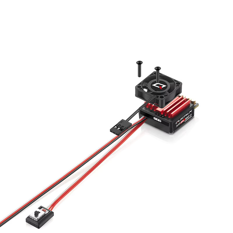 Hobbywing QuicRun 10BL60 SENSORED G2 Bürstenloser Regler für 1/10-1/14 RC-Autos in Schwarz - Bild 2