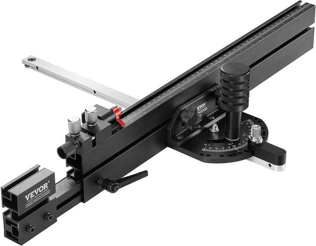 Präzisions-Gehrungsschmiege von Buying Solutions, MB aus Aluminiumlegierung in Silber, mit 48-89 cm Skala und 15 Winkeleinstellungen - Bild 1