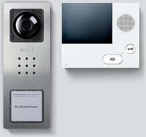 Siedle Video-Set Basic CVB 850-1 E/W in Edelstahl gebürstet Silber - Bild 1