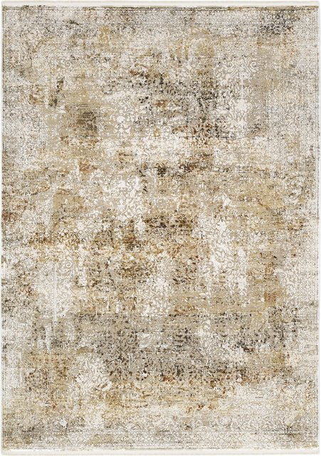 Moderner Teppich LOTUS in Beige und Braun mit abstraktem Design, geeignet für Fußbodenheizung, B/T: 290 x 200 cm - Bild 1