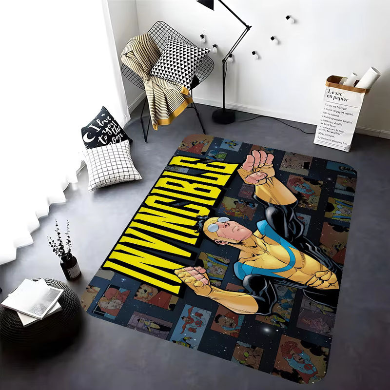 I-Invincible Rutschfeste Bodenmatte mit Kinder-Motiv in Mehrfarbig für Kinderzimmer, Schlafzimmer, Wohnzimmer oder Balkon - Bild 5