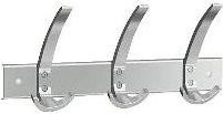 Kerkmann Garderobenleiste aus Metall in Silber, Breite: 40 cm, Höhe: 17 cm, Tiefe: 3 cm - Bild 1