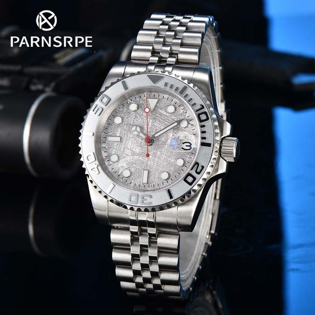 PARNSRPE Armbanduhr Automatik, Edelstahl, 40 mm, Herren - Bild 1