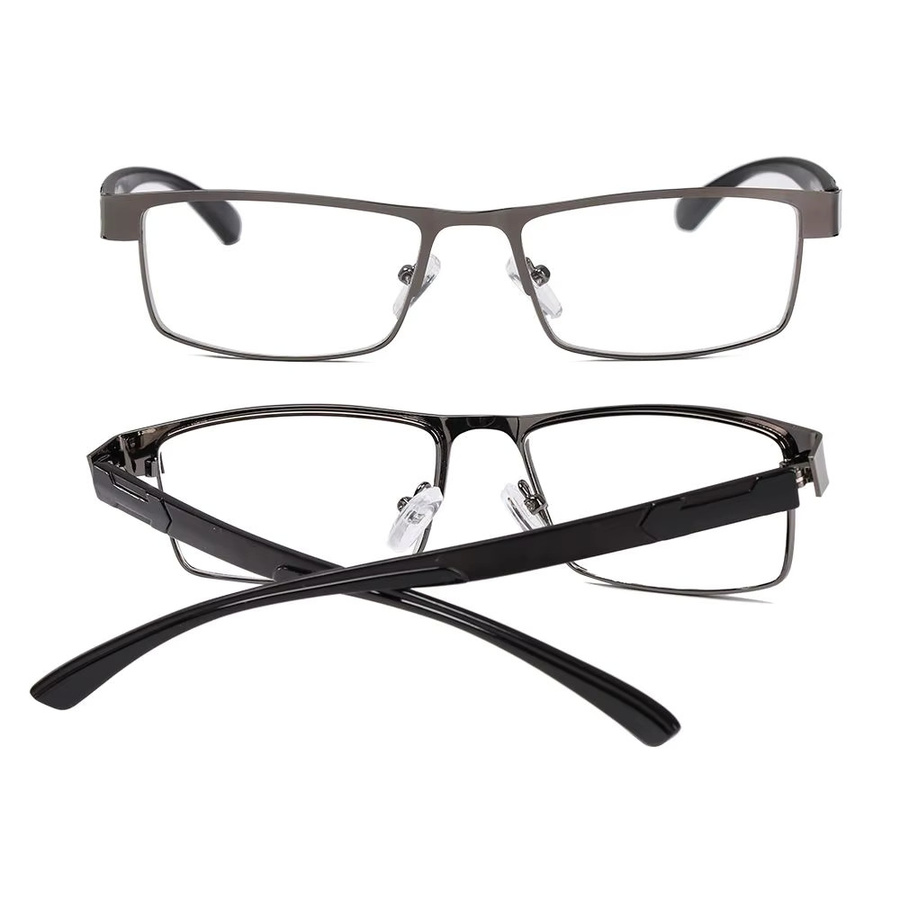 KLASSNUM Lesebrille, Titan, Vollrand, rechteckig, schwarz, Herren - Bild 2