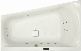 Hoesch Whirlpool Spectra 3652 & Reviva II Power+ Air in Weiß/Verchromt mit Air-Jets und reversiblem Motor - Bild 1