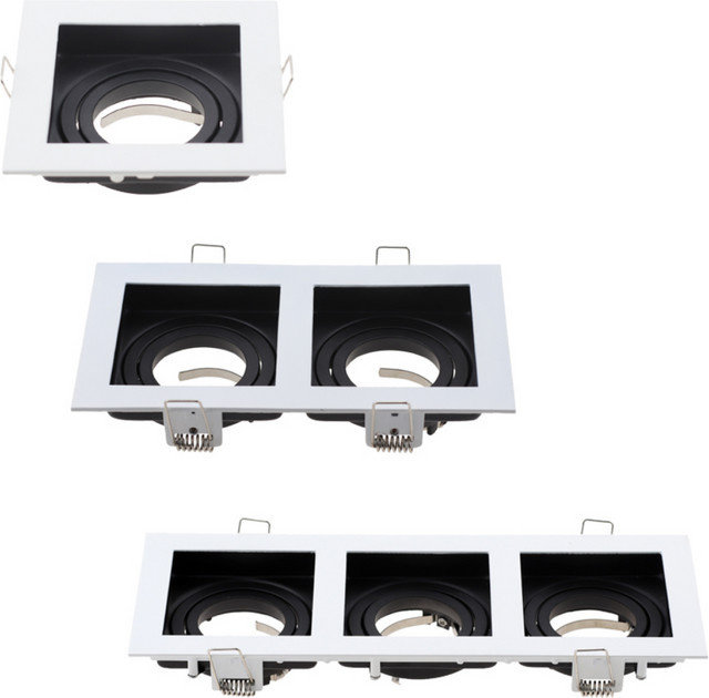 Seiko Aluminium Spot Light Deckenlampe mit austauschbarer GU10 Röhrenfassung in Weiß oder Schwarz - Bild 1