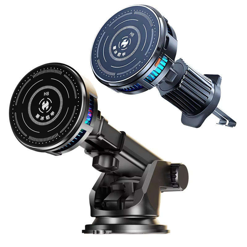 TONGDAYTECH Magnetische Smartphone-Halterung für das Auto mit Halbleiterkühlung und Saugnapf, Schwarz, kompatibel mit iPhone 17 16 15, Samsung und Xiaomi - Bild 7