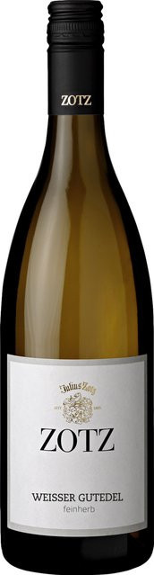 Zotz Weißer Gutedel, feinherb, 2025, Weißwein, 0,75 l - Bild 1