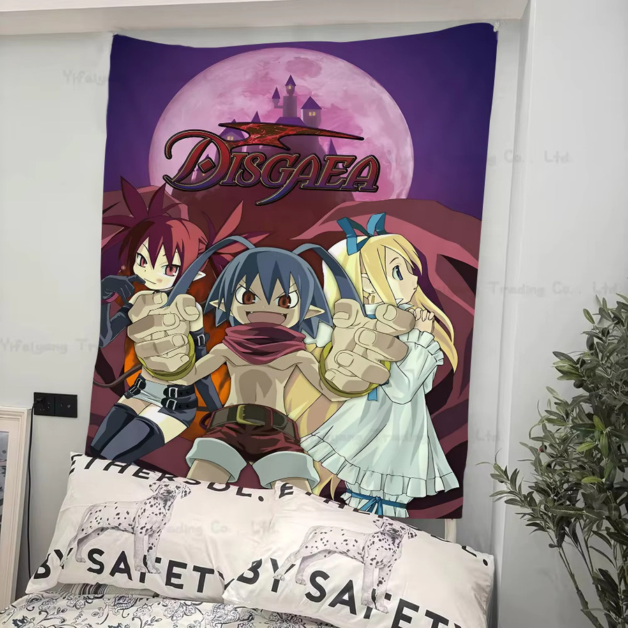 Mesuca Disgaea Wandteppich Science Fiction Grafik in Mehrfarbig - Bild 2