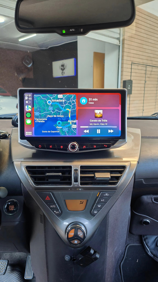 WITSON Android Auto Multimedia Radio mit QLED Display, CarPlay, GPS und WiFi für Toyota IQ und Scion IQ (2008-2016), Schwarz - Bild 2