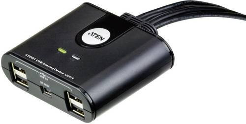 ATEN US424-AT USB 2.0-Umschalter für 4 Ports in Schwarz - Bild 1