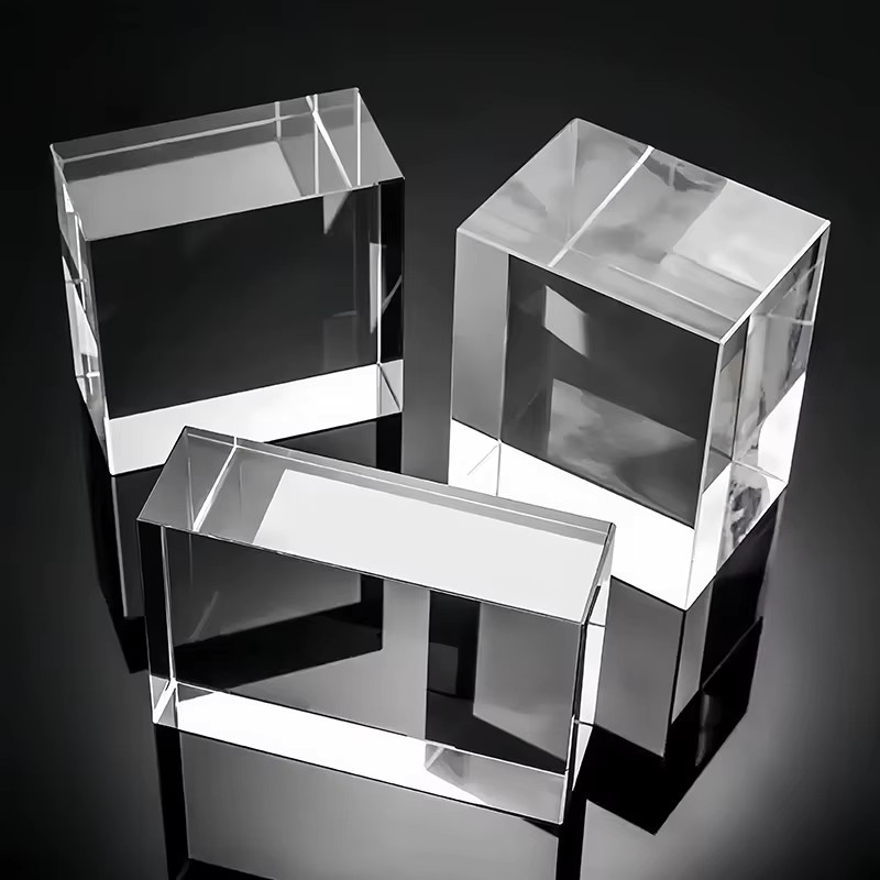 XTOOL Blanko K9 Kristallblock Würfel für 3D-Lasergravur, transparent, rechteckig, B/T/H: 10 x 10 x 7 cm - Bild 3