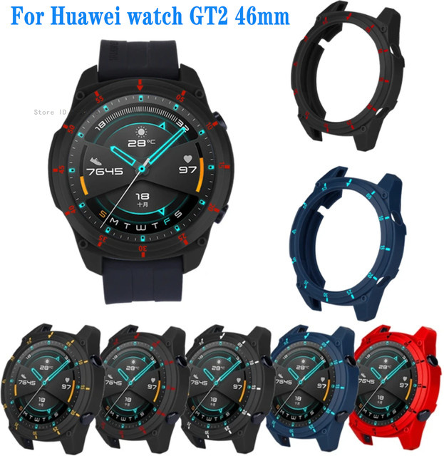 Huawei Smartwatch-Schutzhülle, Kunststoff, Schwarz, Unisex - Bild 1