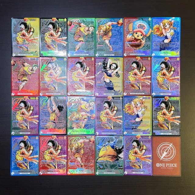 Bandai One Piece TCG Englische Leader-Karten, Strohhut-Crew, Set / Bundle - Bild 1