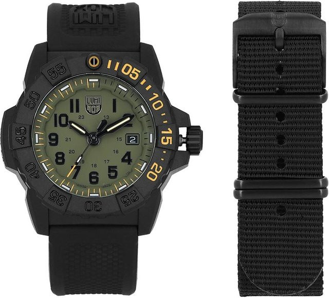 Luminox Herrenuhr Navy Seal, 45 mm, 20 ATM, Armband-Set - Bild 2