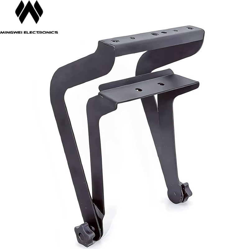 Prohsaudio Robuste Stahl U-Lautsprecherhalterung in Schwarz für PA DJ Studio Monitorlautsprecher Y8 und Y10 - Bild 3