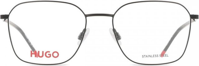 Hugo HG 1273 Korrektionsbrille, Herren, Vollrand, Square, Metall, Black Grey - Bild 1