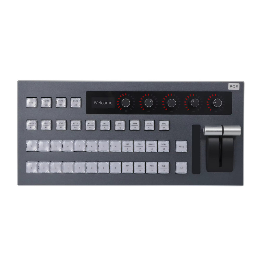 Blackmagic Atem Controller Schalttafel Bedienfeld für Livestream und Video Switcher in Schwarz - Bild 2