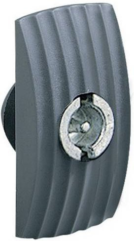 Schneider Electric SD-Schloss NSYDLLSDF in Grau mit doppeltem 3mm-Einsatz für Schreibtischdeckel und Mantelabdeckungen - Bild 1