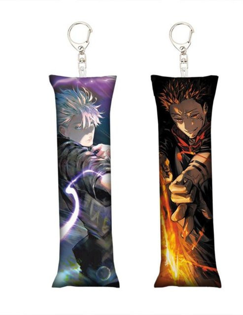 Jujutsu Kaisen Schlüsselanhänger, Kissen, Schwarz, Unisex - Bild 1