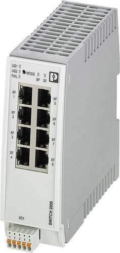 Phoenix Contact 1009220 FL SWITCH 2308 PN Industrial Ethernet Switch, Grau - Bild 1