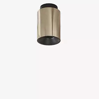 DCW Éditions Tobo Deckenleuchte in Nickel/Schwarz, Höhe: 13 cm, Durchmesser: 8,5 cm - Bild 1