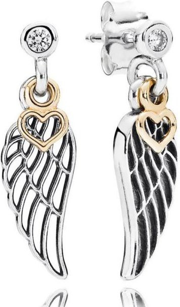 YIRAN Jewelry Hängeohrringe 925 Silber, Weiß, Zirkonia, Damen - Bild 1