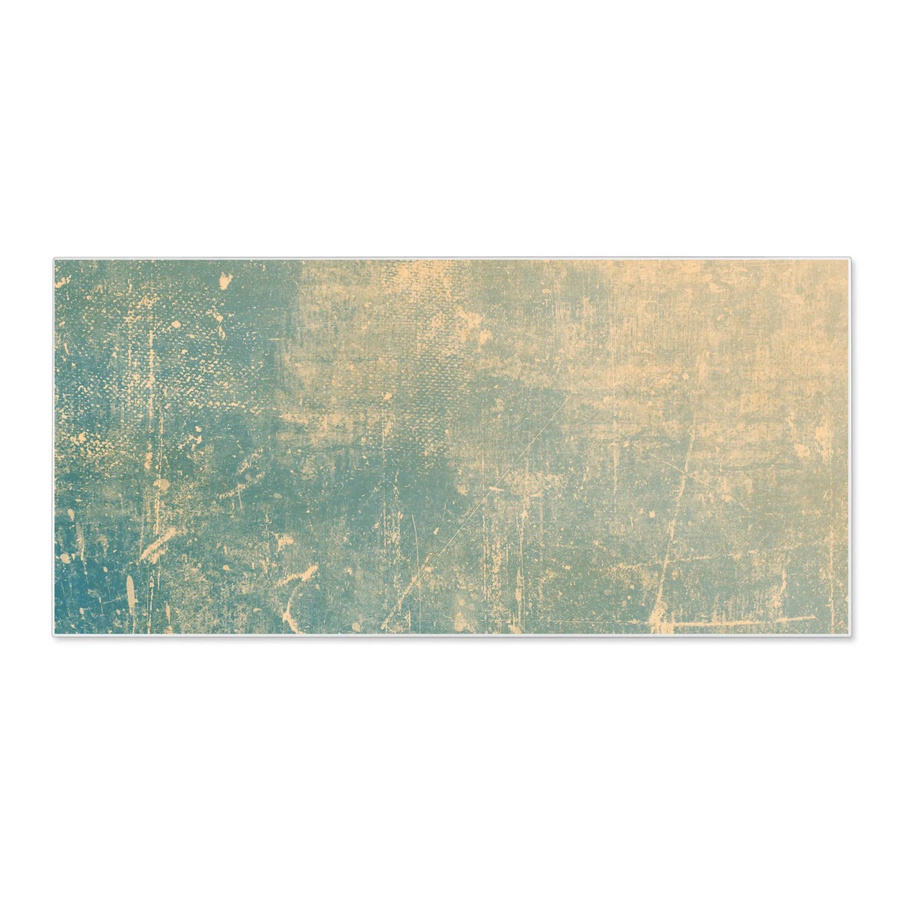 Banjado Magnettafel aus Metall in Weiß mit Motiv Patina Grün, B/H: 78 x 37 cm - Bild 2