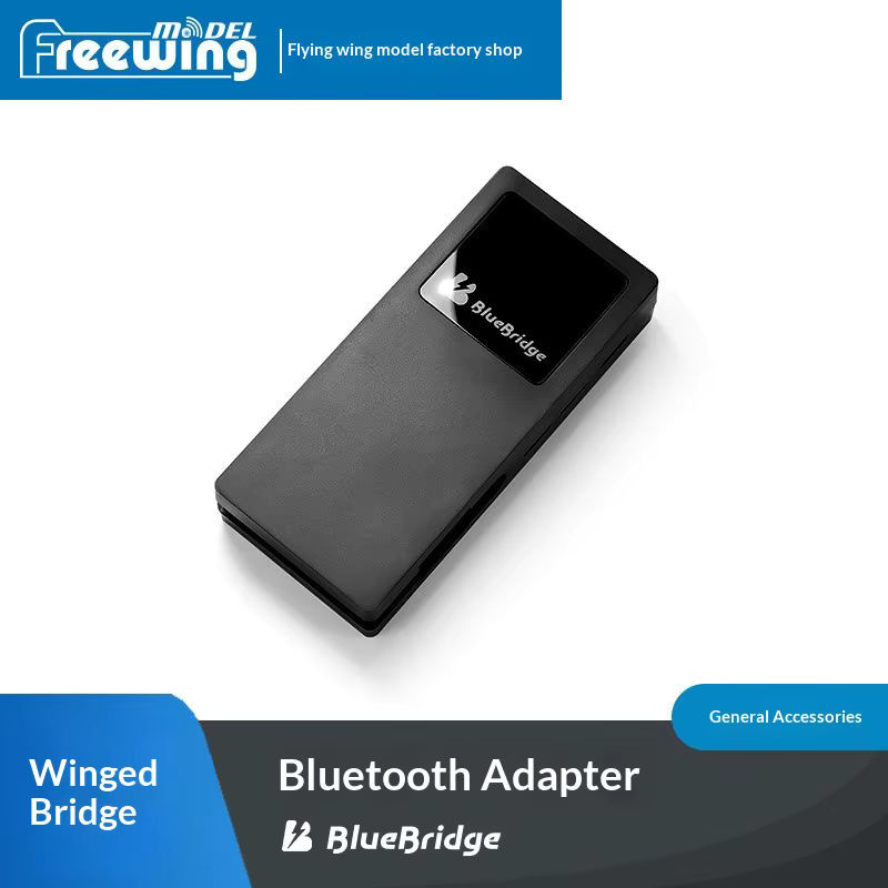 Freewing Bluebridge Bluetooth-Adapter in Schwarz, universelles Bluetooth-Kommunikationsmodul für RC-Modellflugzeuge, Hubschrauber und Drohnen - Bild 4