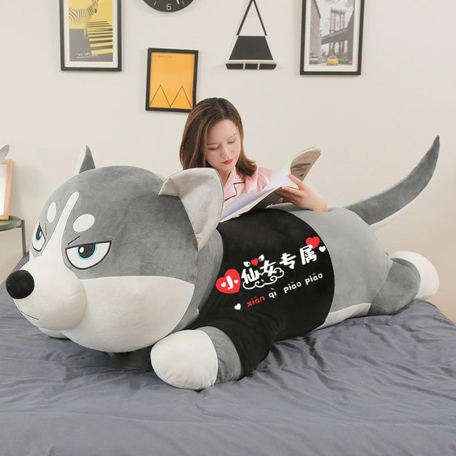 Yiran Health & Beauty Husky-Langkissen, Plüschtier, 100cm - Bild 1