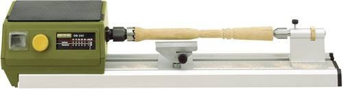Proxxon Micro Drechselbank DB 250 Holz Drehmaschine 100W in Gelb und Grün - Bild 1