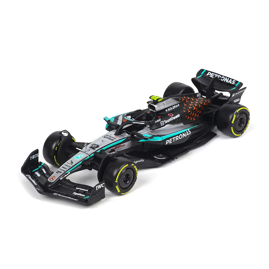 Bburago Mercedes-AMG F1 W16, Druckguss-Modell, 1:43, Metall - Bild 3