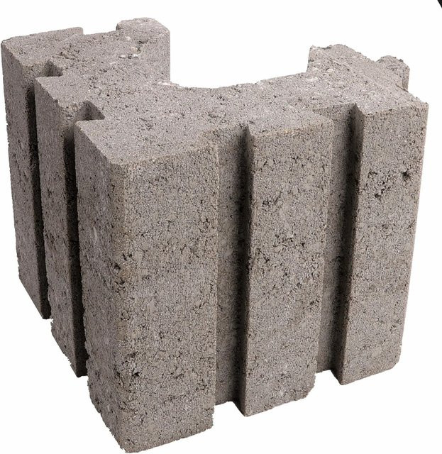 EHL Mauer Tribus Basisstein Grau B/T/H: 20 x 20 x 18 cm - Bild 1