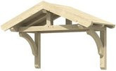 SKANHOLZ Vordach Stettin aus nordischer Fichte in Natur Beige, Breite: 180 cm, Tiefe: 80 cm - Bild 1