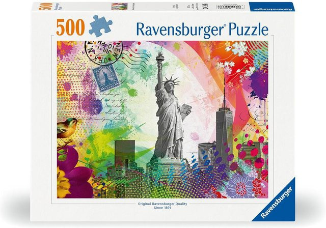 Ravensburger Postkarte aus New York, Erwachsenenpuzzle, 500 Teile - Bild 1