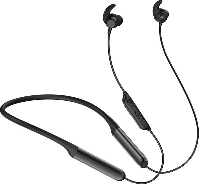 Nurati N1 5.2 Sport BT kabelloses In-Ear Bluetooth-Headset mit geräuschunterdrückendem Mikrofon und IPX6 in Schwarz - Bild 1