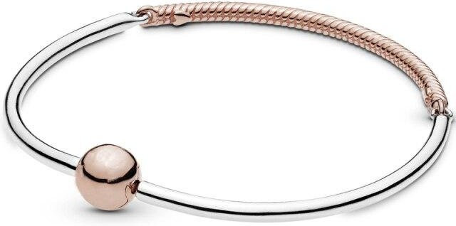 YIRAN Jewelry Armband 925 Silber, Roségold, Damen, 20cm - Bild 1
