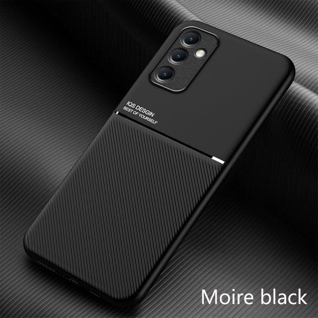 Magnetische Slim TPU Lederhülle für Samsung Galaxy A54 5G A55 A35 A34 A25 A15 A14 A12 A33 A32 A24 A13 A52 M23 M52 in Schwarz - Bild 1