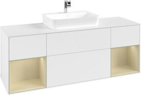 V&B Waschtischunterschrank Finion in Weiß lackiert, B/T: 160 x 50,1 cm - Bild 1