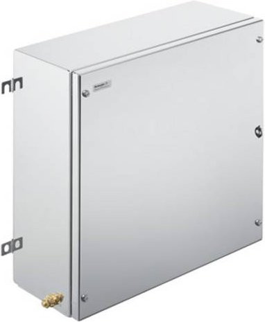Weidmüller Installations-Gehäuse KTB MH 484815 S4E4 aus Edelstahl in Silber, B/T/H: 480 x 480 x 150 mm - Bild 1
