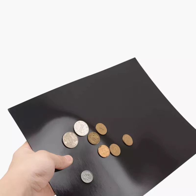 U-POLEMAG Flexible Magnetische Papierbögen A4 mit Klebstoff für DIY-Aufkleber und Bastelprojekte - Bild 3