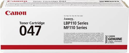 Canon Original Toner 047 Schwarz für Laserdrucker mit 1600 Seiten Reichweite - Bild 1