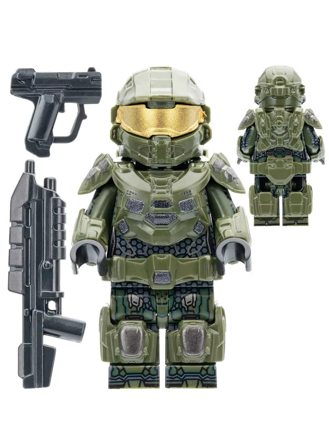 Hot Toys Haloed Baustein Mini-Actionfiguren Spielzeug, Einzelfigur, Grün - Bild 2