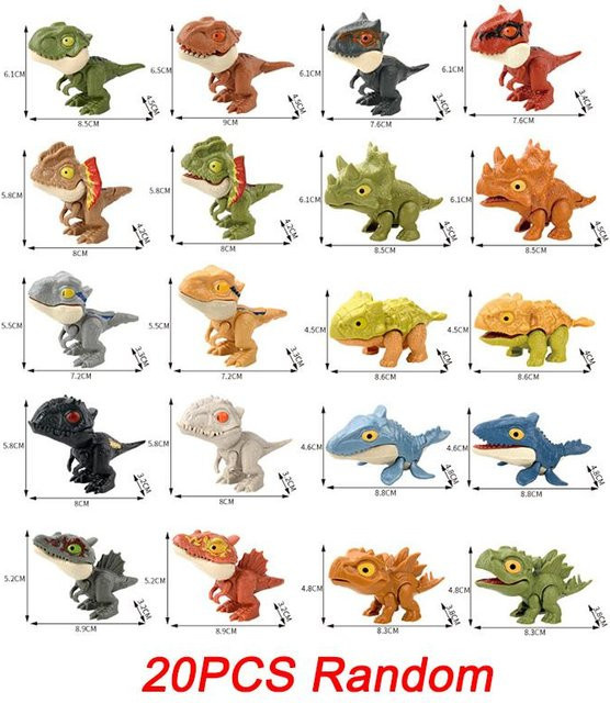 Fashnics Tyrannosaurus Finger-Dinosaurier Handpuppe, 20-teiliges Set, ab 3 Jahren - Bild 1