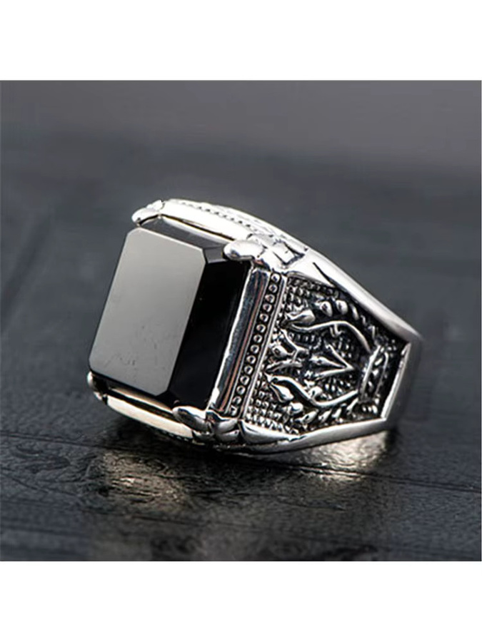 SAY Ring, 925 Silber, Vintage, Unisex - Bild 6