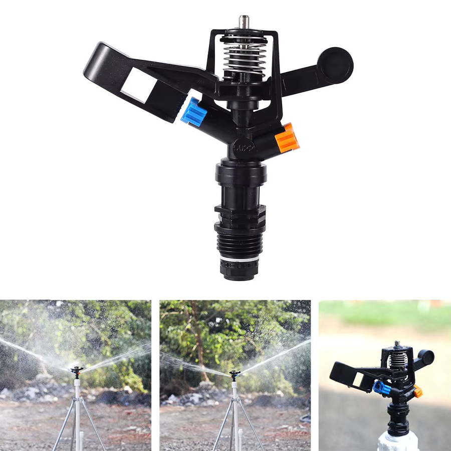 LEENKEA 360-Grad-Drehbarer Sprinkler mit einstellbarer Wassersprühdüse für die kreisförmige Gartenbewässerung - Bild 2