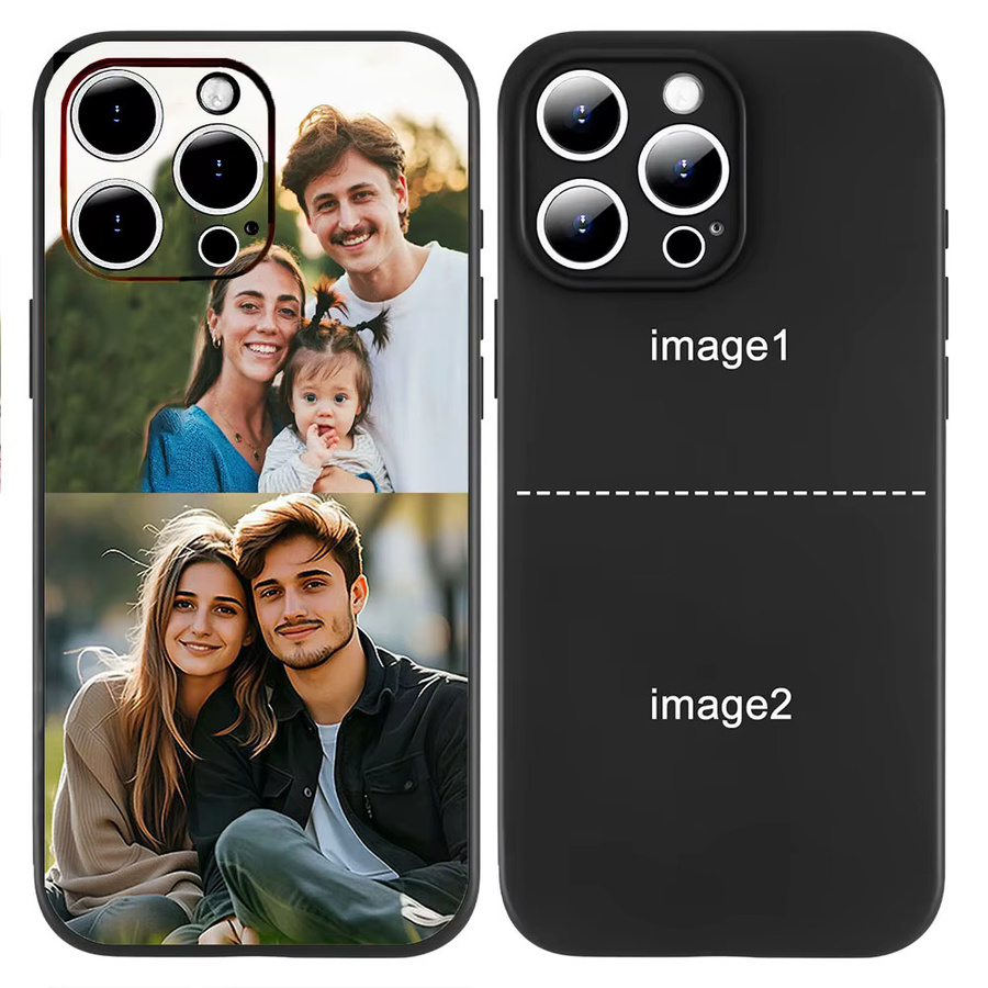 Individuelles TPU-Fotocover für Apple iPhone in Schwarz und Multicolour - Bild 4