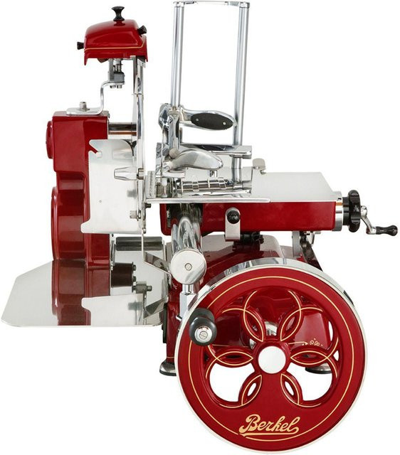 Berkel Schwungradmaschine Volano Tribute Red Aufschnittmaschine in Rot mit 30 cm Durchmesser - Bild 1
