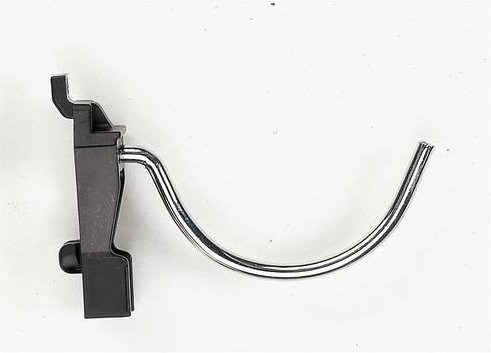 Raaco Werkzeughaken Clip 10 Bohrmaschinenhalter, Schwarz, 4 Stück, B: 93 mm, H: 60 mm, T: 27 mm - Bild 1